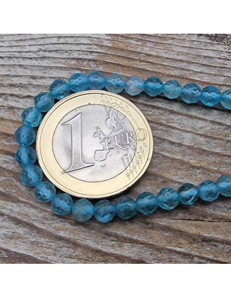 Apatitkette facettiert 4mm