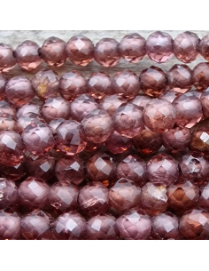 Granatkette facettiert 2mm