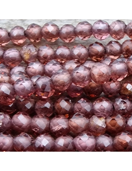 Granatkette facettiert 2mm