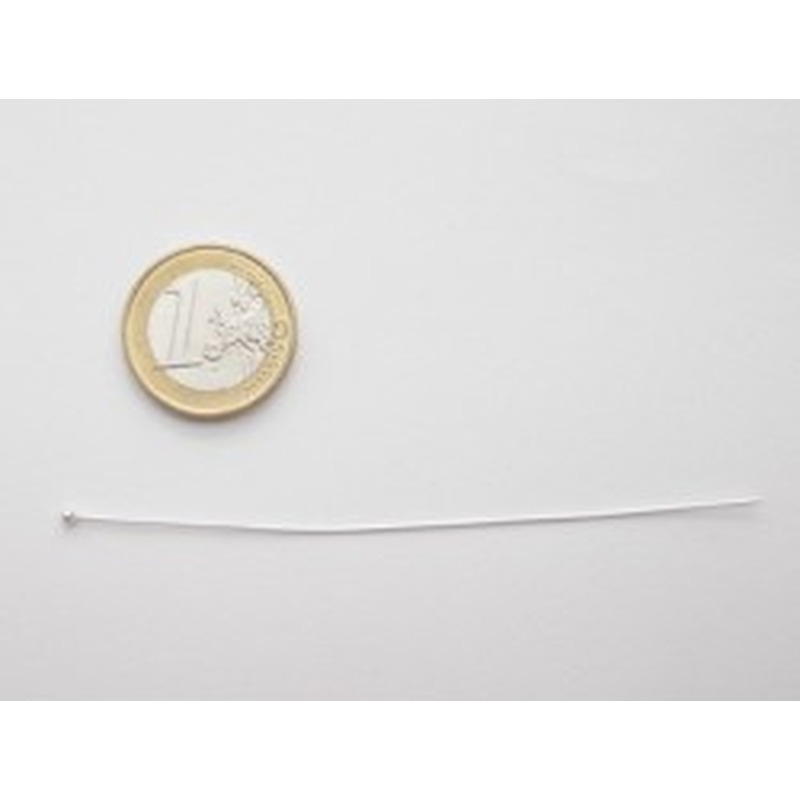 Nietstift 0,6x90mm, 925 Silber