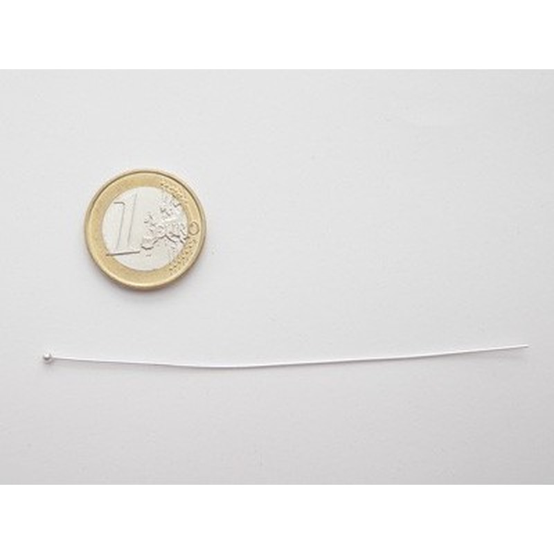 Nietstift 0,6x90mm, 925 Silber