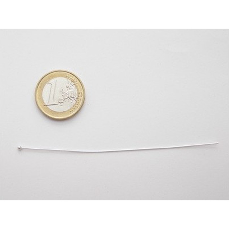 Nietstift 0,6x90mm, 925 Silber