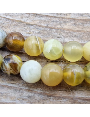 gelber Opalkette 4mm