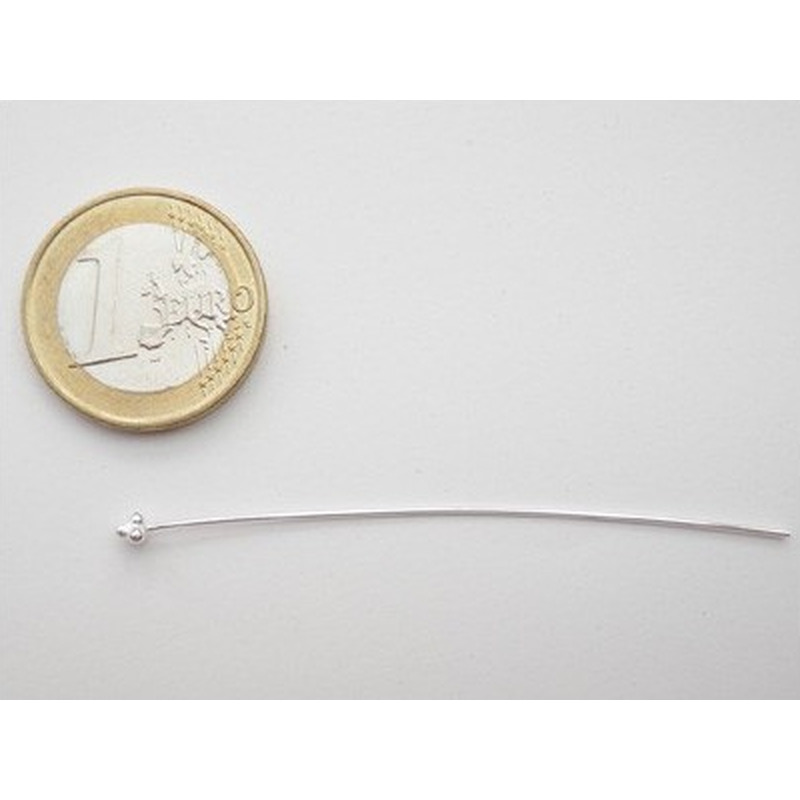 Nietstift 0,6x63mm, 925 Silber
