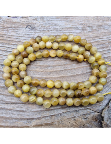 Tigeraugekette gelb 4mm