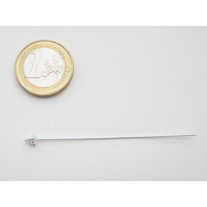 Nietstift 0,6x63mm, 925 Silber