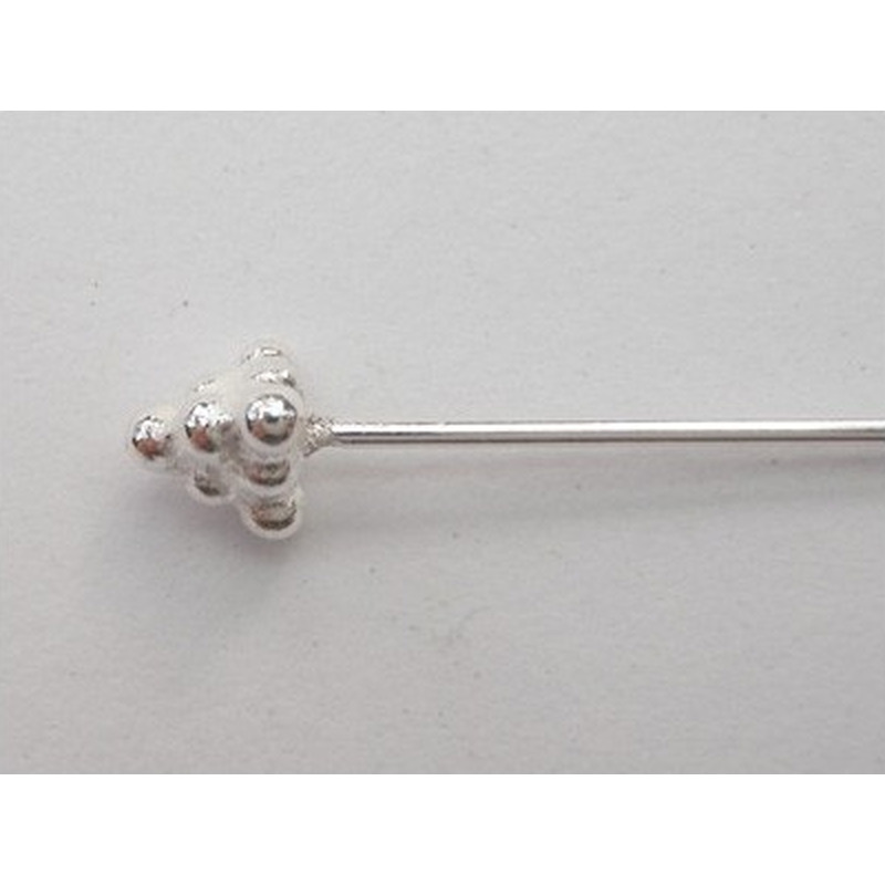 Nietstift 0,6x63mm, 925 Silber
