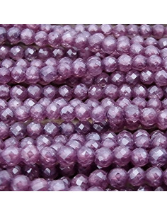Zirkoniakette-stark funkelnd-facettiert 2mm