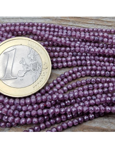 Zirkoniakette-stark funkelnd-facettiert 2mm 2