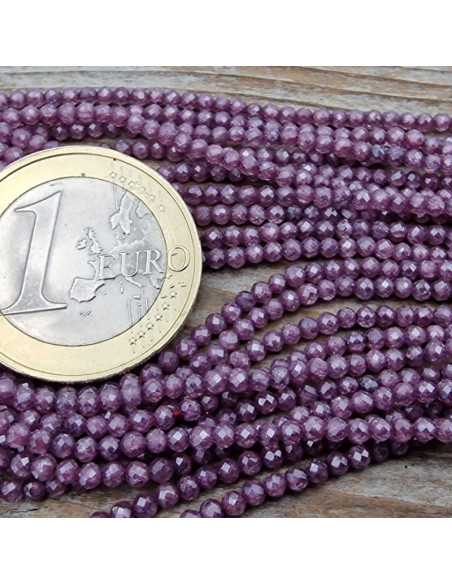 Zirkoniakette-stark funkelnd-facettiert 2mm