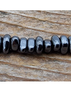 Blutsteinkette (Hämatit) 5x2mm