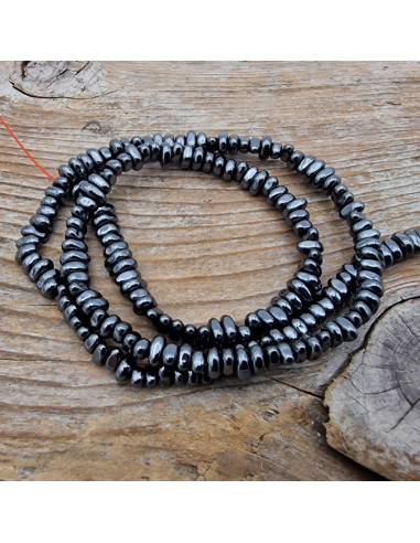 Blutsteinkette (Hämatit) 5x2mm