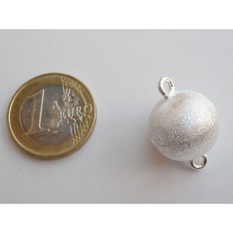 Magnetschliesse 16mm 925 Silber, geschlossen