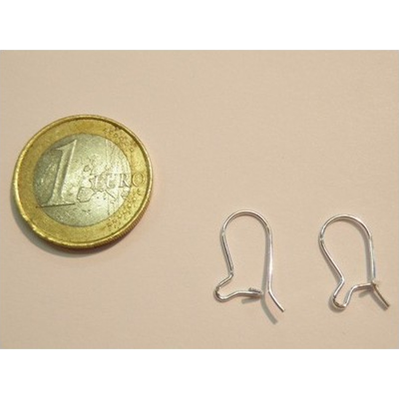 2 Stk. Brisur 8x15mm, 925 Silber