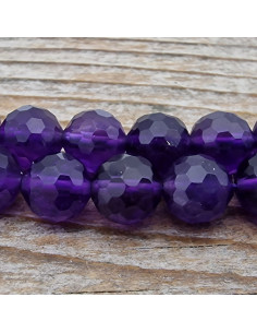 Amethystkette facettiert 6mm