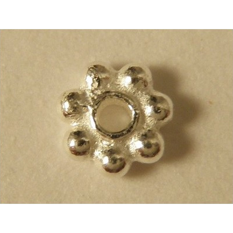 Zwischenteil, Blume 4x1.3mm, 925 Silber