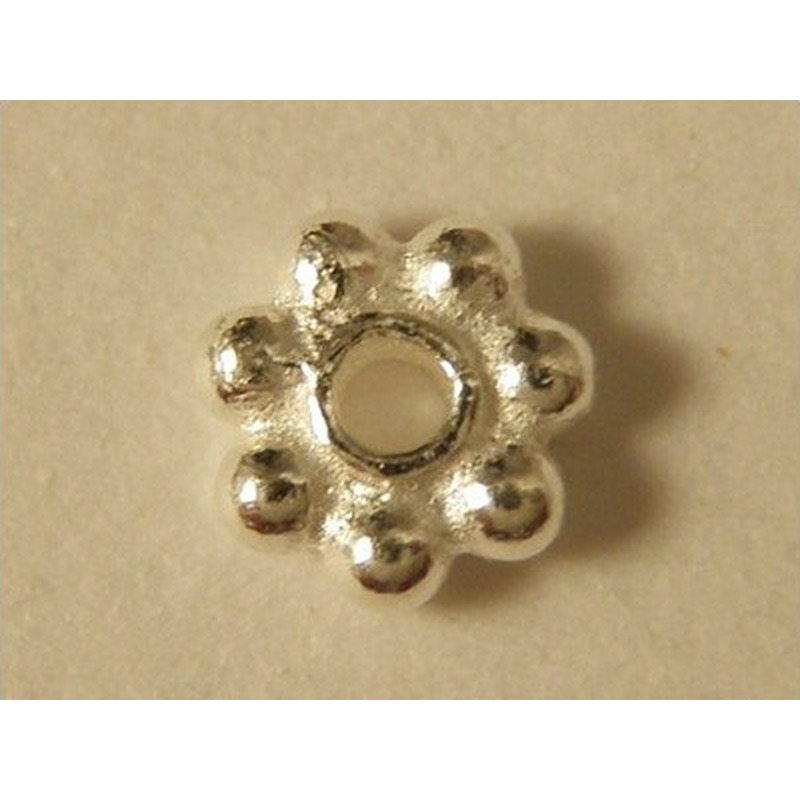 Zwischenteil, Blume 4x1.3mm, 925 Silber