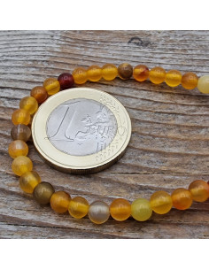 Achatkette orange 4mm 2