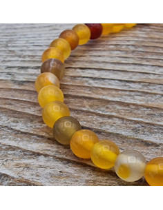 Achatkette orange 4mm