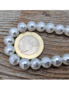 Shellperle 8mm facettiert 2