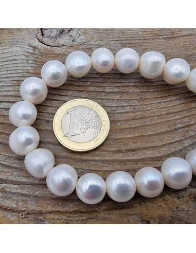 Perlenstrang 11-12mm/40cm