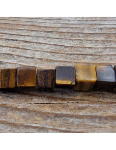 Tigeraugekette 4x4mm