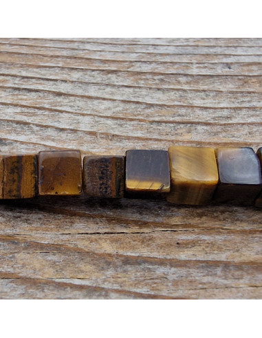 Tigeraugekette 4x4mm