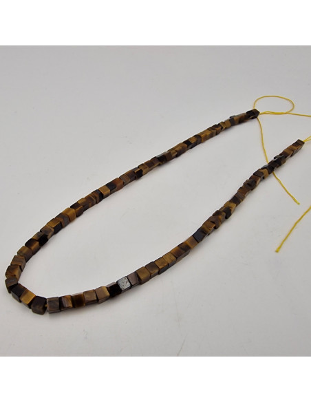 Tigeraugekette 4x4mm