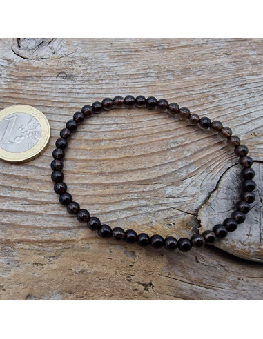 Rauchquarz 4mm Armband