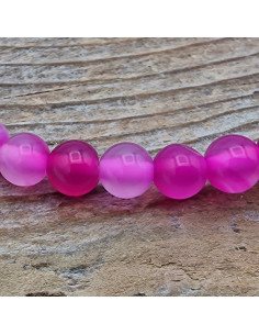 Achatkette pink 6mm
