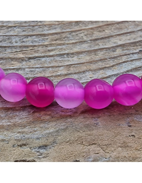 Achatkette pink 6mm