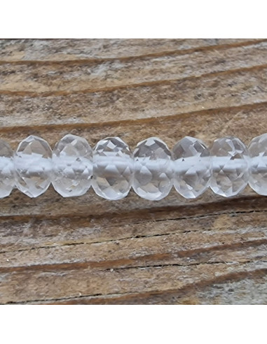 Bergkristallkette facettiert 4x2mm