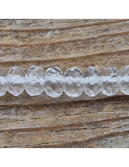 Bergkristallkette facettiert 4x2mm