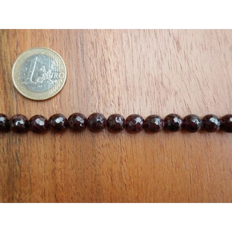 Granatkette facettiert 7mm
