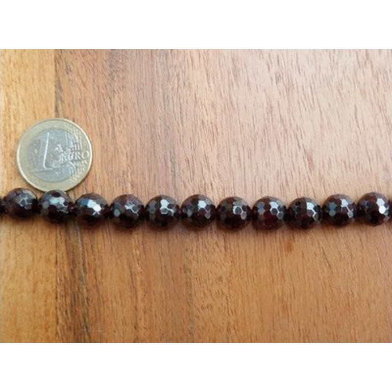 Granatkette facettiert 10mm