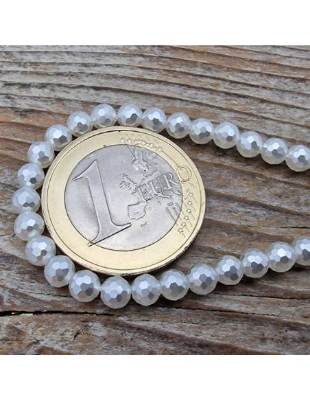 Shellperle 4mm facettiert