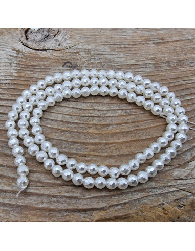 Shellperle 4mm facettiert