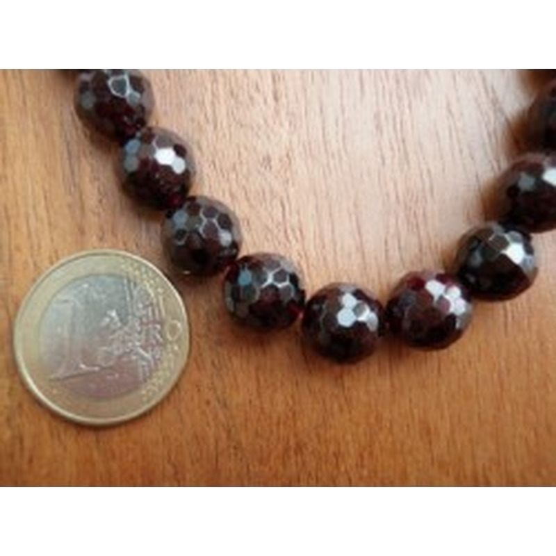 Granatkette facettiert 10mm