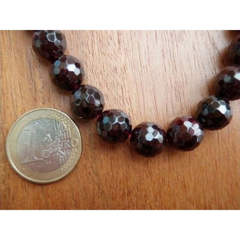 Granatkette facettiert 10mm
