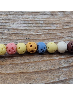 Lavakette 4mm multicolor