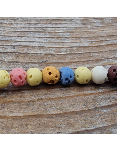 Lavakette 4mm multicolor
