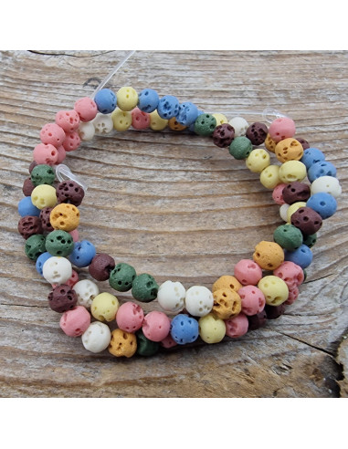 Lavakette 4mm multicolor