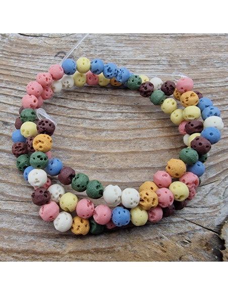 Lavakette 4mm multicolor