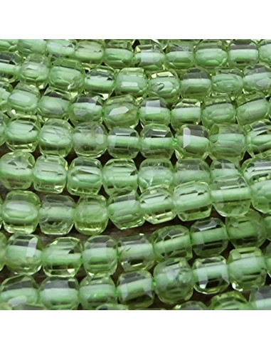 Olivinkette (Peridot) facettiert 2x2mm