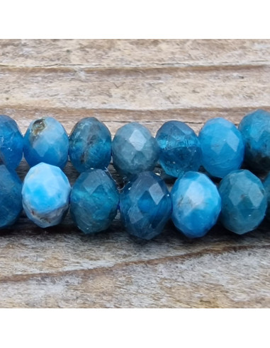 Apatitkette facettiert 4x2mm
