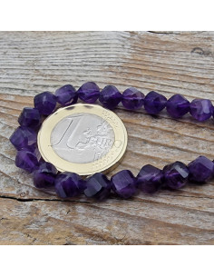 Amethystkette facettiert 6mm 2