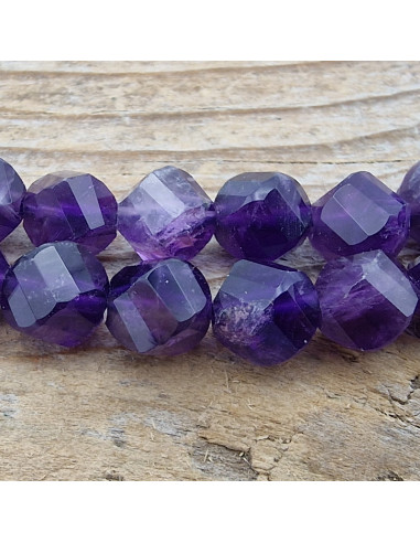 Amethystkette facettiert 6mm