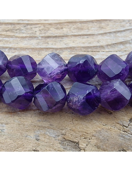 Amethystkette facettiert 6mm