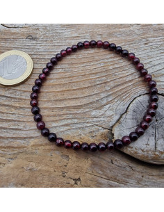Granat 4mm Armband 2