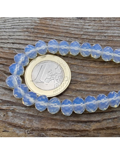 Opalitekette facettiert 8x5mm 2